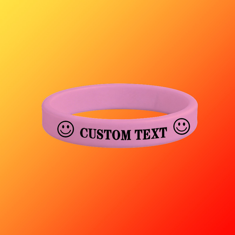 100pcs Custom Silicone Wristbands, Gift for Her